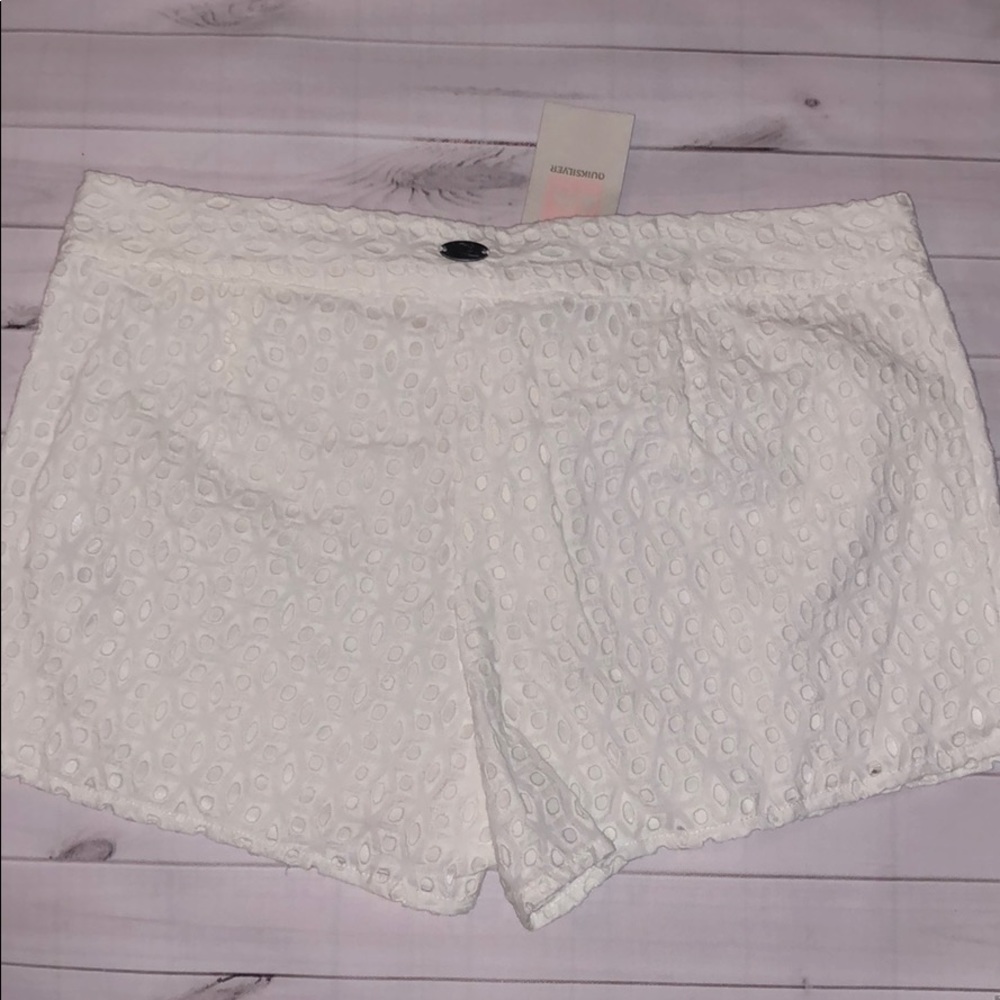 🆕Quiksilver Wax Flower Juniors Short Ivory Coast - Picture 8 of 9